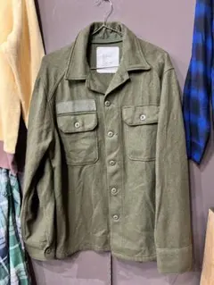 米軍実物 ウールシャツ OG108 フィールドシャツ ミリタリー m65