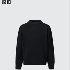 UNIQLO U プレミアムラムローゲージセーター XXLサイズ ブラック