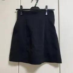 OLIVE des OLIVE ブラック フレアスカート ミニ