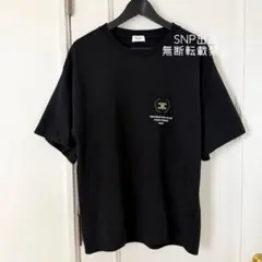 セリーヌ 美品 26年 ベイリーフ エンブロイダリー Tシャツ 半袖黒 XL