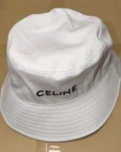 CELINE ホワイト バケットハット