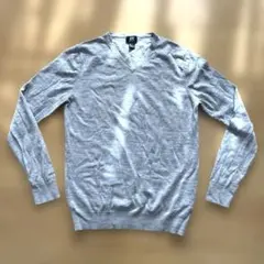 H&M 薄手　グレー　ニット　セーター　US Lサイズ