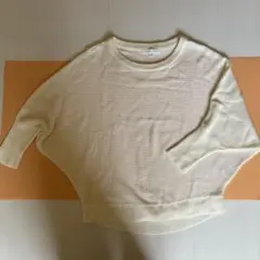 THE SHOP TK ニット プルオーバー オフホワイトSサイズのサムネイル