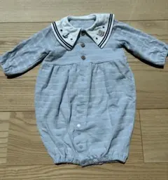 水色セーラー襟　ロンパース