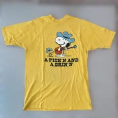 70-80's Shirtex スヌーピー Tシャツ　Lサイズ