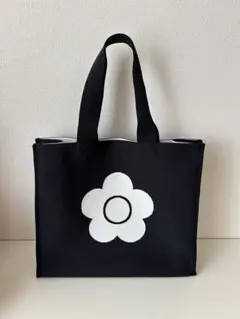MARY QUANT マリークワント マリクワ トートバッグ デイジー ブラックのサムネイル