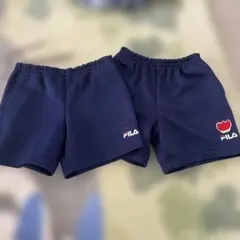 FILA ネイビー ショートパンツ 体操服　光の国