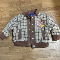 お値下げ！ディズニー　ピーターパン　マイケル　チェック柄ジャケット 80サイズ