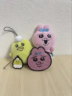 【豪華まとめ売り】んぽちゃむ＆きみまろ 4点 ＋ ハチワレ カメラ型ライトセット