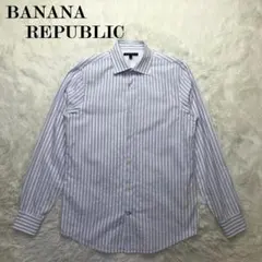 BANANA REPUBLIC 00s ドレスシャツ ドビー織り ストライプ