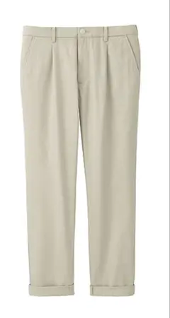 UNIQLO ユニクロ タックテーパードイージーパンツM
