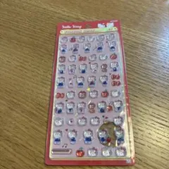 ボンボンドロップシール ミニ ハローキティ　レッド