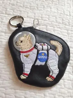 sampo×ear コラボ スペーストイレザーケース/バッグチャーム 宇宙猫