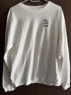 niko and... she said that 長袖ロゴTシャツ