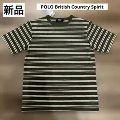 新品　POLO BCS マルチボーダー Tシャツ　M ユニセックス　カーキ