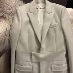 超美品！Max Mara リネンジャケット カバー、タグ、スペアボタン付き 
