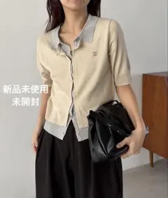 CAPRICIEUX LE'MAGE シャーリング半袖カーディガン - メルカリ