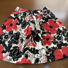 エムズグレイシー フラワープリント フレアスカート 38 - メルカリ
