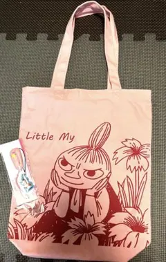 ムーミン リトルミィ ランチバッグ マチ付バッグ カラフルフラワー 花 