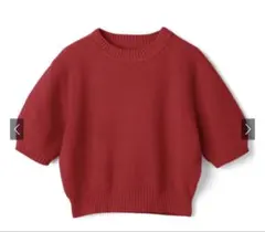 GRL 半袖ニット レッド
