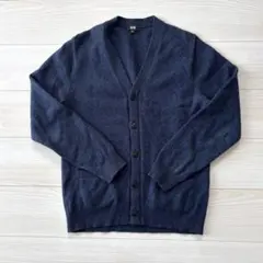 ラムvネックカーディガン