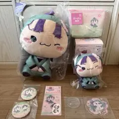 フリューくじ 忍たま乱太郎 立花仙蔵 BIGぬいぐるみ もちぴこ ポーチ セット