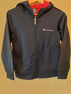 Champion ネイビー フルジップジャケットパーカー　140
