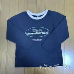 キッズ 長袖 Tシャツ 120 エルフィンドール 薄手 女の子 お洒落 可愛い