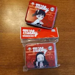 Milky キャラクター缶 2個セット　鬼滅の刃