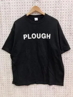 United Athle製 PLOUGH 英字ロゴ半袖Tシャツ