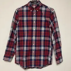 ユニクロ　チェック柄長袖シャツ Sサイズ
