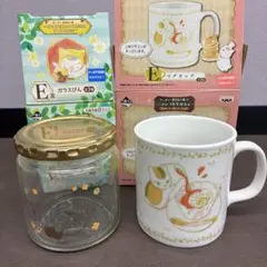 【新品未使用】夏目友人帳 ニャンコ先生 ガラスびん・マグカップ セット