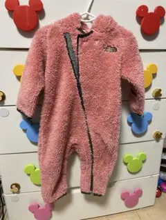 THE NORTH FACE ピンク フリースロンパース F