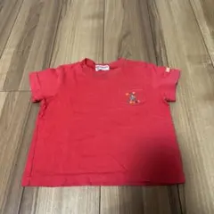 n*)様 MIKI HOUSE レッド Tシャツ 90