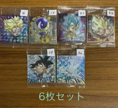 ドラゴンボール超戦士シールウエハース超 超絶感謝の十周年シークレット含6枚セット