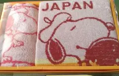 スヌーピー フェイスタオルセット