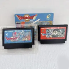 【名作セット】ファミコン ドラゴンクエストⅡ・Ⅲ ドラクエ2 ドラクエ3 箱付き