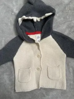 baby GAP フード付きカーディガン 3-6ヶ月