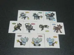 コリンク、ルクシオ、レントラー　１０枚セット　ポケモン　デコキャラシール第一パン