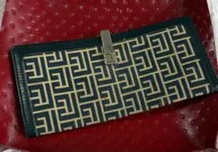 即発送 ピエールバルマン 長財布 総柄 モノグラム財布 ヴィンテージ財布 レトロのサムネイル
