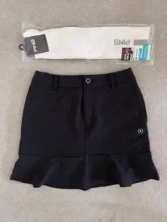 PING 黒フリルスカート レディース SS 靴下付き
