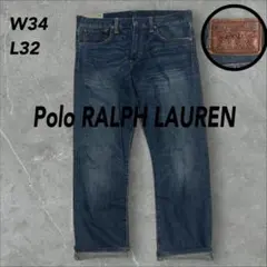 【極美品】ポロラルフローレン VARICK スリムストレート セルビッジ W34