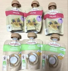 babybio ベビーフード 6個セット プルーン オートミールバナナのサムネイル