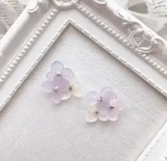119 紫陽花 パステルカラー ピアス/イヤリング