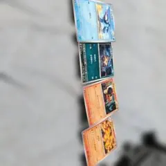 ポケモンカード 4枚セット アシマリ ハルクジラ カルボウ ルナトーンのサムネイル
