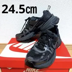 NIKE V2K RUN トリプルブラック 24.5 箱付き