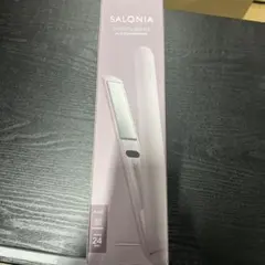 【新品・未使用】 SALONIA ヘアアイロン ブラック ストレート