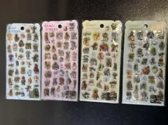 【4枚セット】イタリアンブレインロット　ぷくぷくシール　3Dシール　シール帳