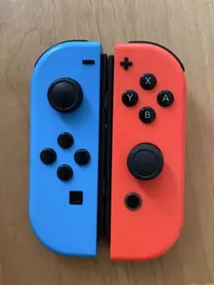 Nintendo Switch Joy-Con 赤青 どうぶつの森セット　備品付 動作良好][純正]Joy-Con 左右セットあつまれどうぶつの森限定 即日発送
