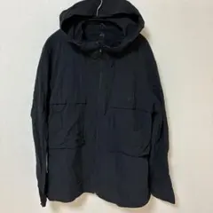 アウター ジャケットブラック フード付き マウンテンパーカー